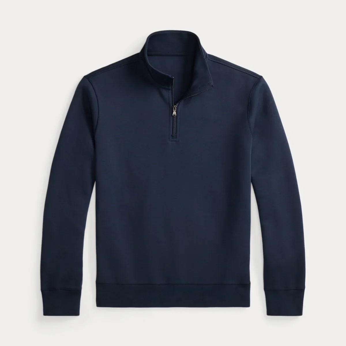 Pull-over élégant avec fermeture à demi-zip