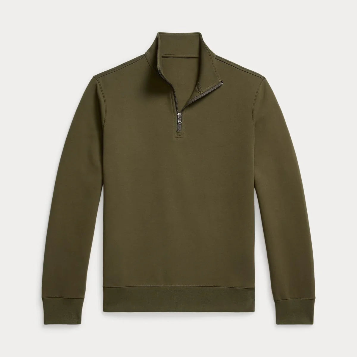 Pull-over élégant avec fermeture à demi-zip