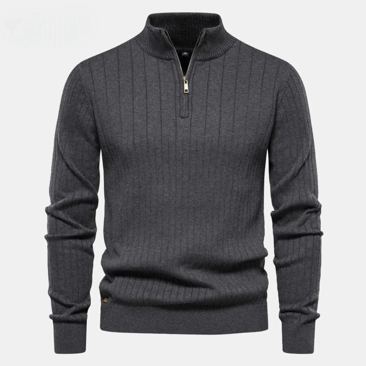Pull en maille zippé pour homme – pull zippé en soldes