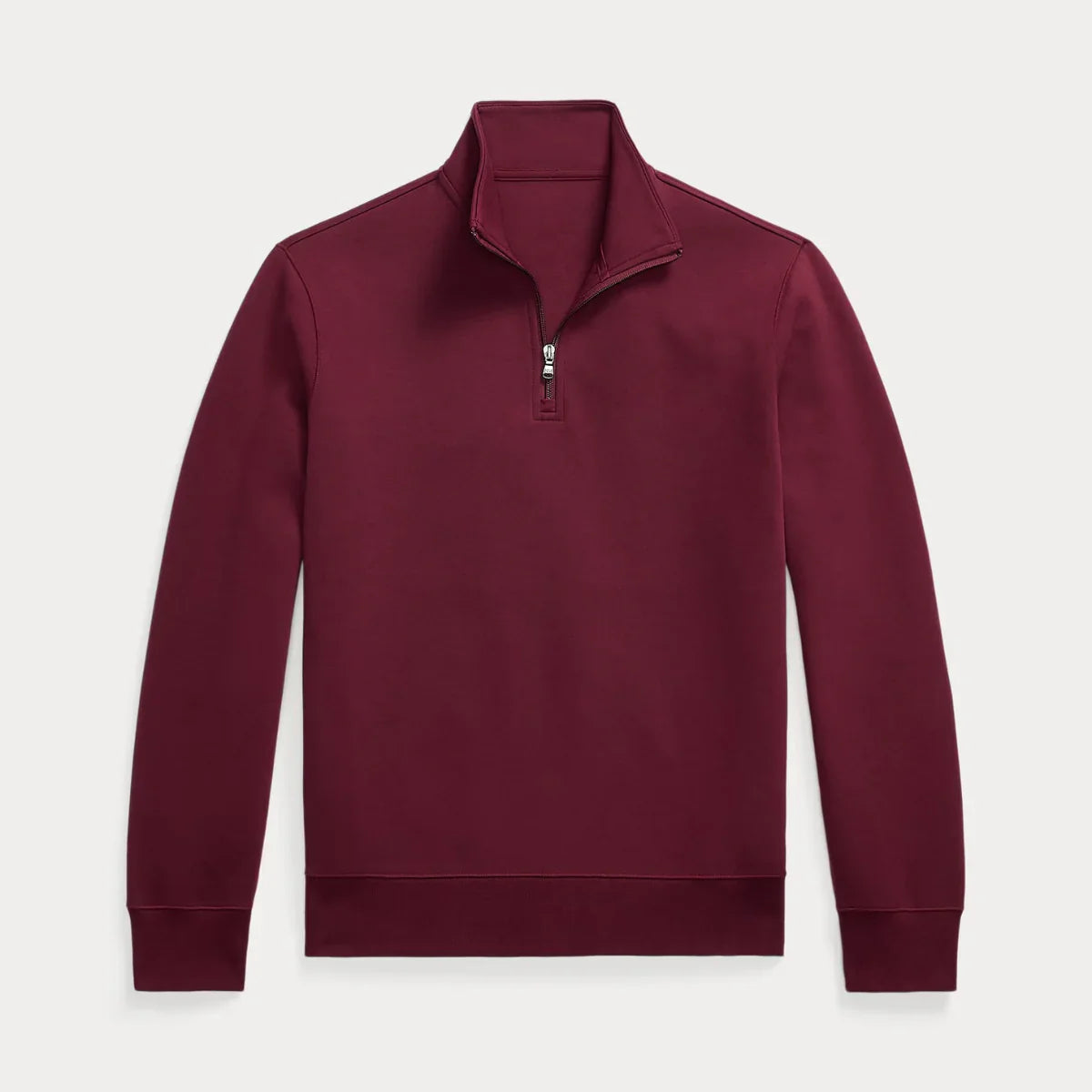 Pull-over élégant avec fermeture à demi-zip