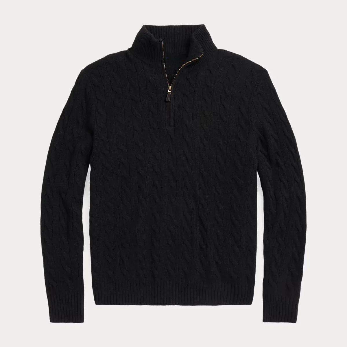 Pull en laine et cachemire luxueux avec un élégant motif torsadé