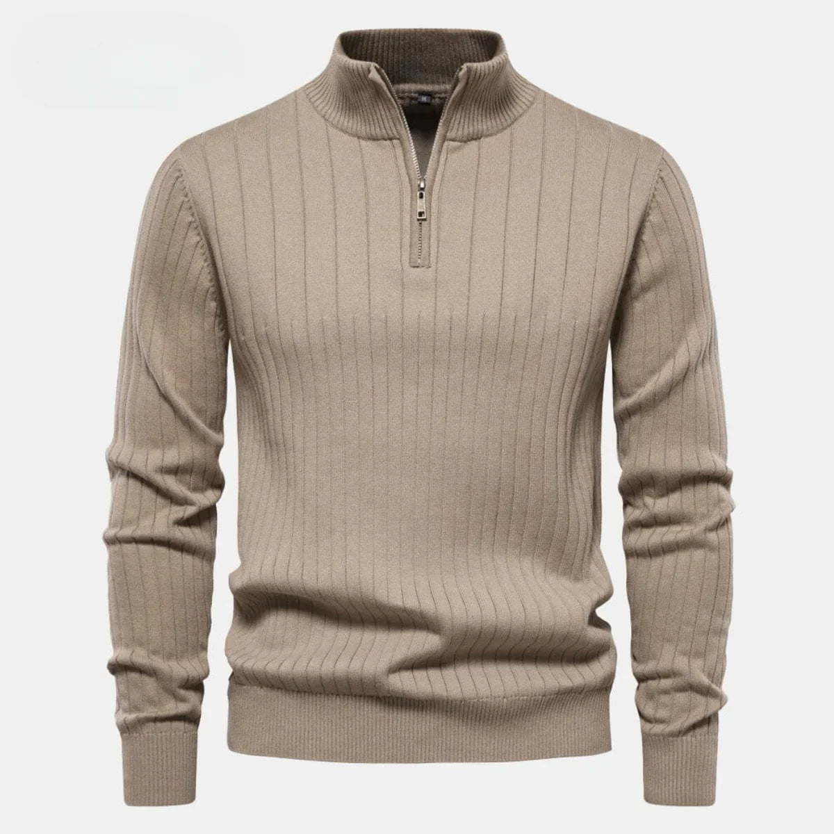 Pull en maille zippé pour homme – pull zippé en soldes